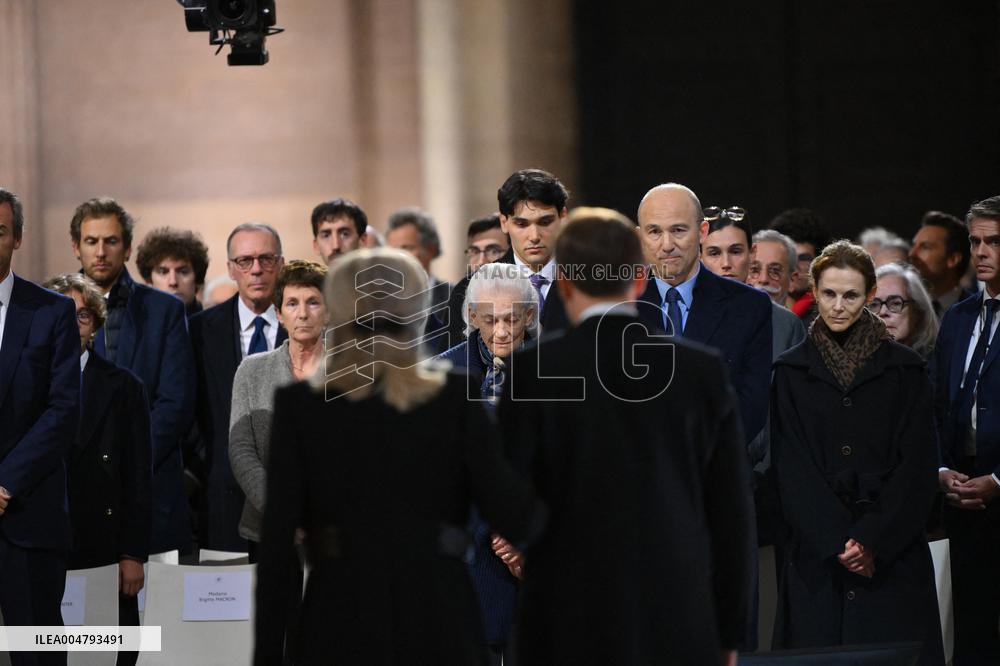 Ceremony to Induct Robert Badinter at Pantheon - Paris