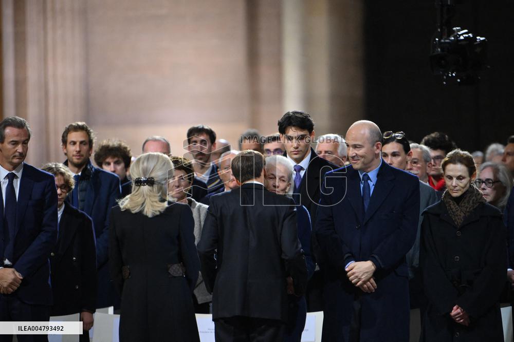Ceremony to Induct Robert Badinter at Pantheon - Paris
