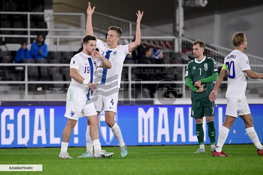 Football - 2026 FIFA World Cup qualifications - Finland vs Lithuania
