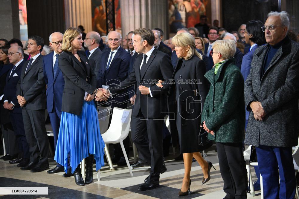 Ceremony to Induct Robert Badinter at Pantheon - Paris