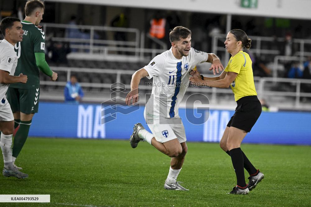 Football - 2026 FIFA World Cup qualifications - Finland vs Lithuania