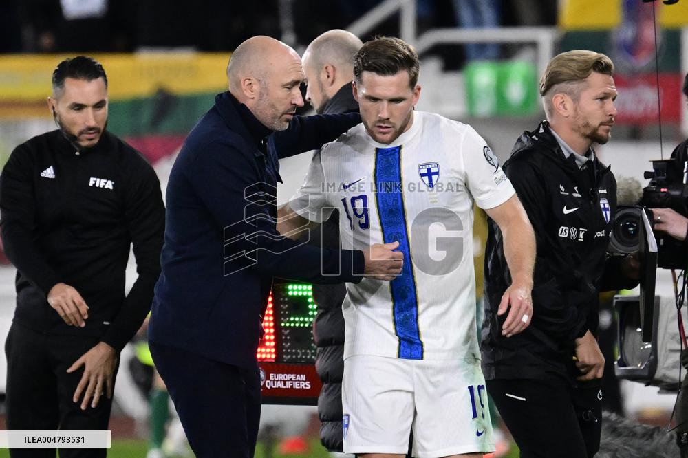 Football - 2026 FIFA World Cup qualifications - Finland vs Lithuania