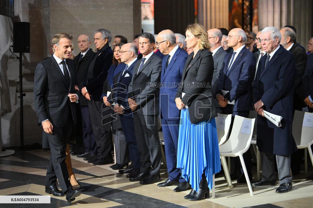 Ceremony to Induct Robert Badinter at Pantheon - Paris