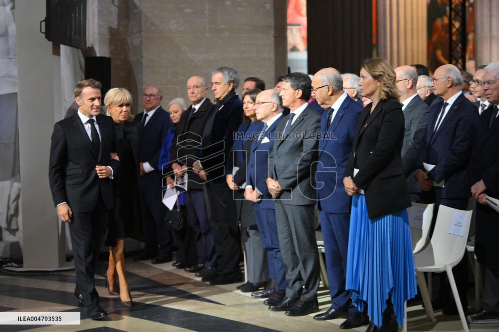 Ceremony to Induct Robert Badinter at Pantheon - Paris