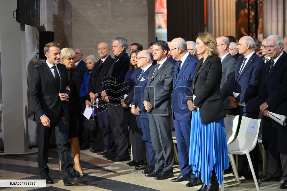 Ceremony to Induct Robert Badinter at Pantheon - Paris