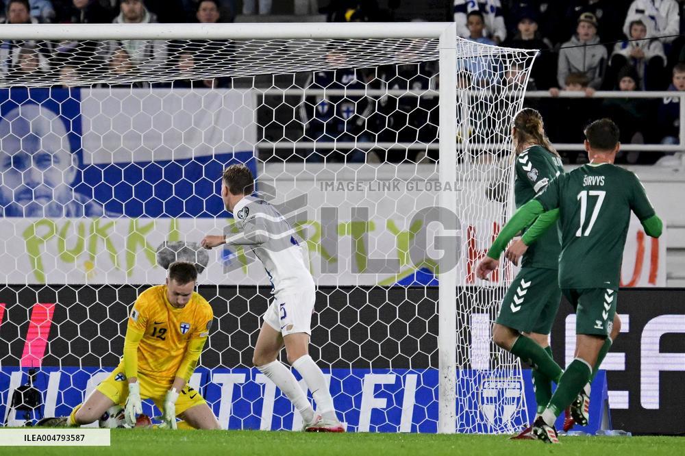 Football - 2026 FIFA World Cup qualifications - Finland vs Lithuania