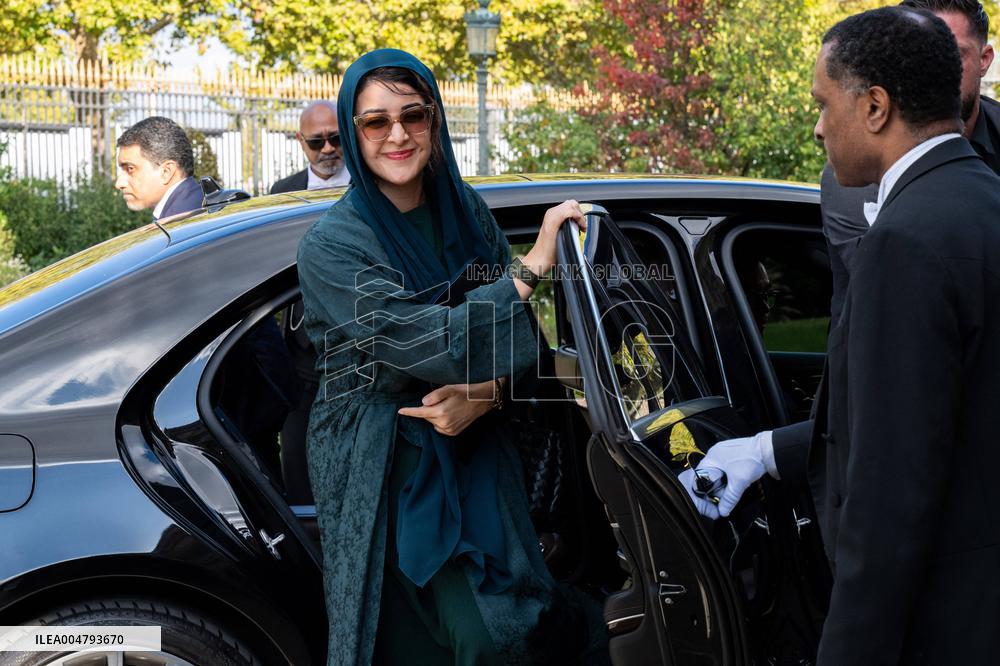 Emmanuel Macron at Meeting for a peace plan in Gaza - Paris