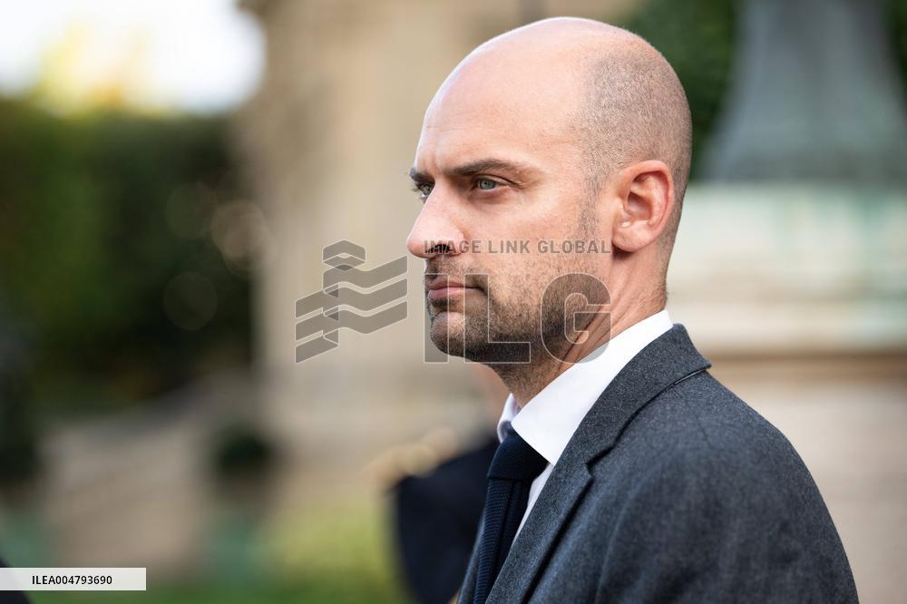 Emmanuel Macron at Meeting for a peace plan in Gaza - Paris