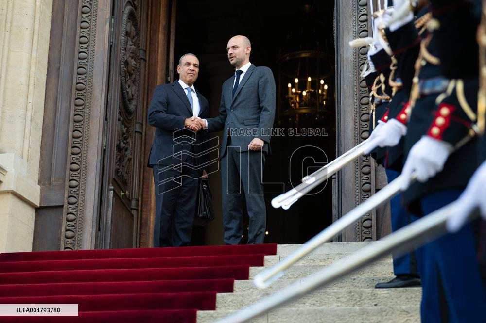 Emmanuel Macron at Meeting for a peace plan in Gaza - Paris