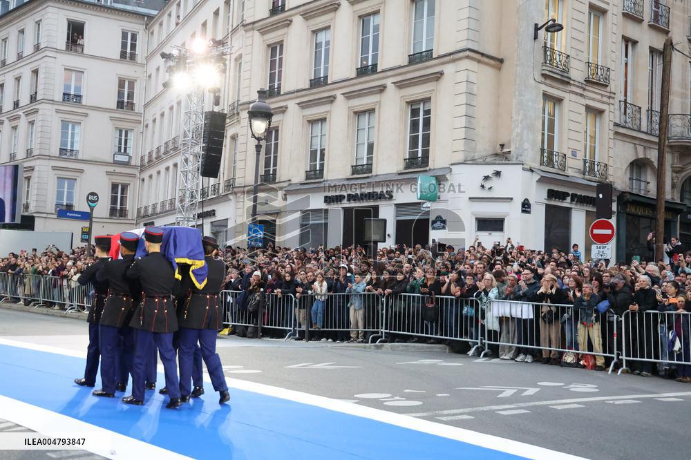 Ceremony to Induct Robert Badinter at Pantheon - Paris