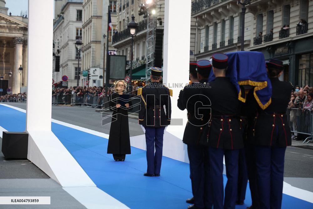 Ceremony to Induct Robert Badinter at Pantheon - Paris