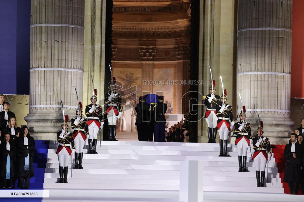Ceremony to Induct Robert Badinter at Pantheon - Paris