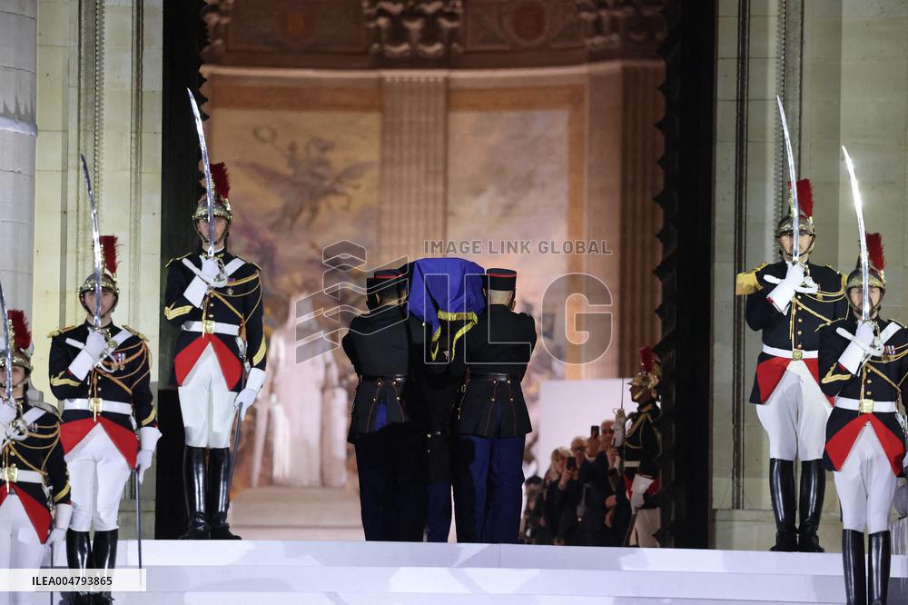 Ceremony to Induct Robert Badinter at Pantheon - Paris