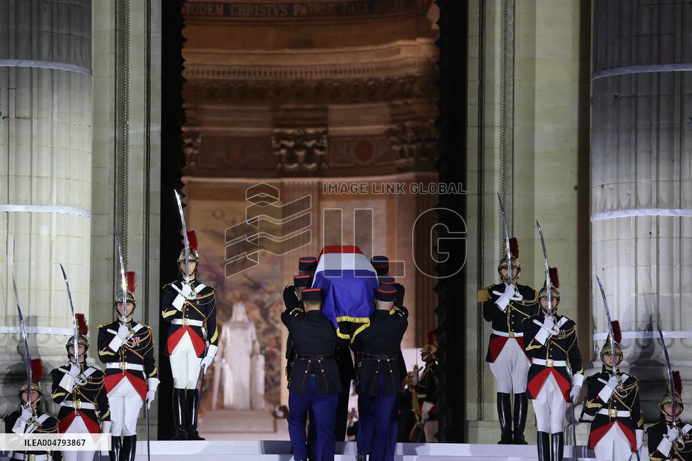 Ceremony to Induct Robert Badinter at Pantheon - Paris