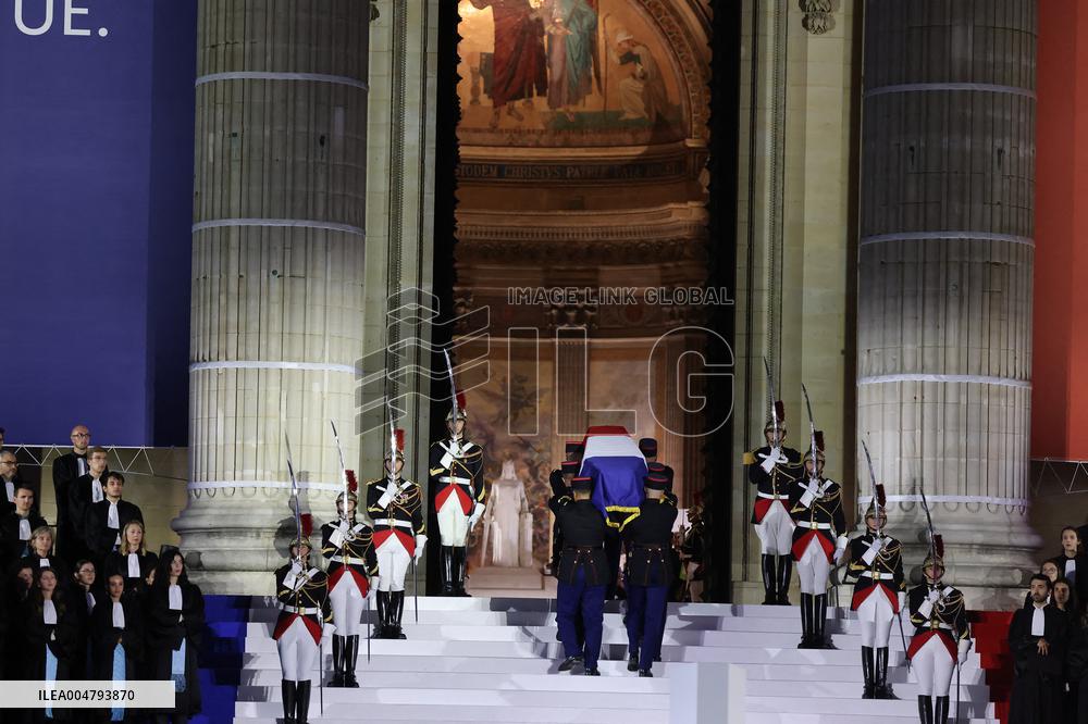 Ceremony to Induct Robert Badinter at Pantheon - Paris