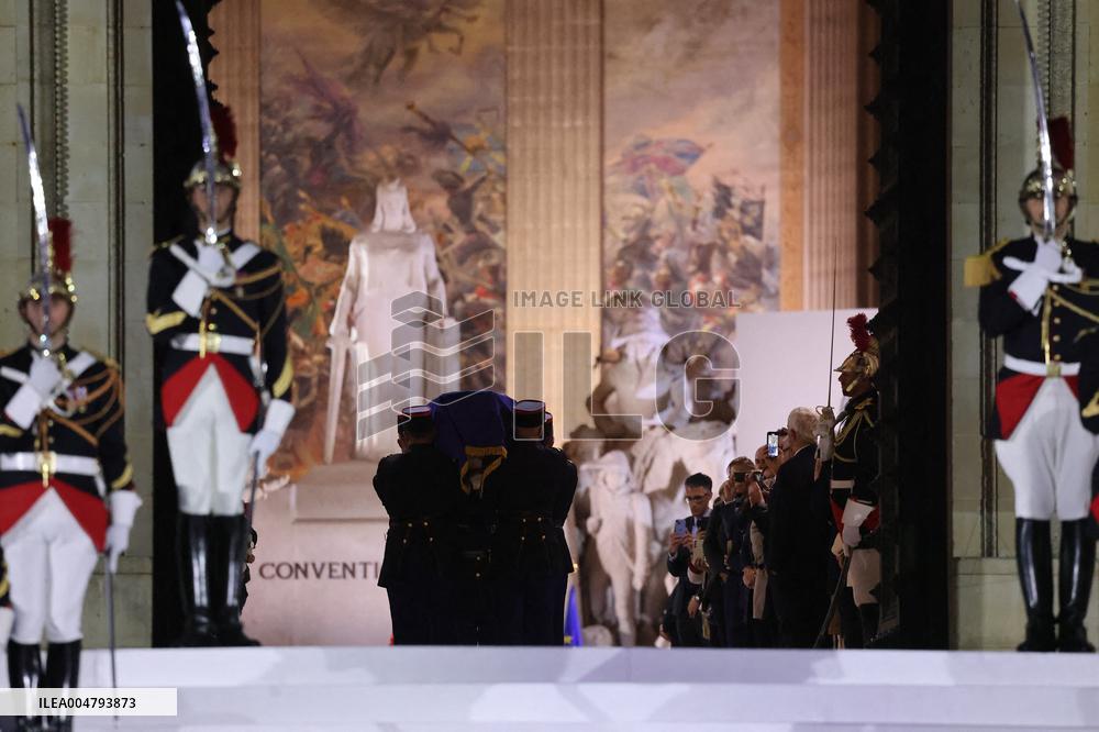Ceremony to Induct Robert Badinter at Pantheon - Paris