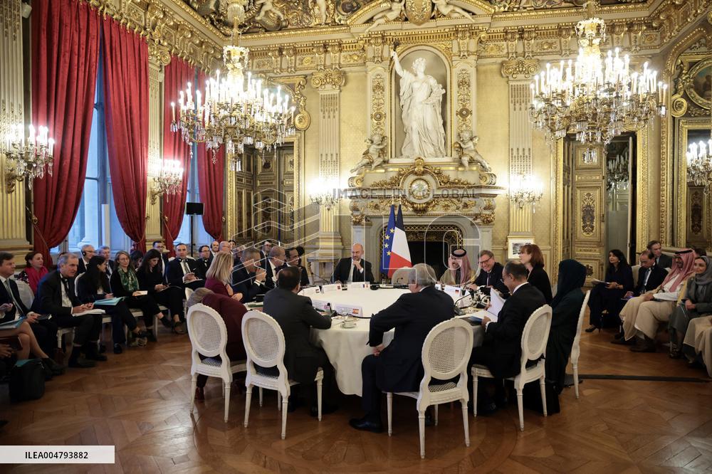 Meeting for a peace plan in Gaza - Paris