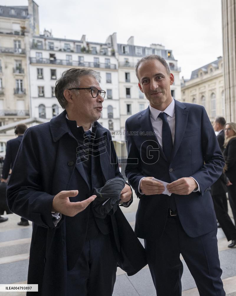 Ceremony to Induct Robert Badinter at Pantheon - Paris