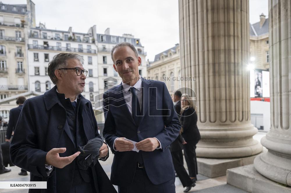 Ceremony to Induct Robert Badinter at Pantheon - Paris
