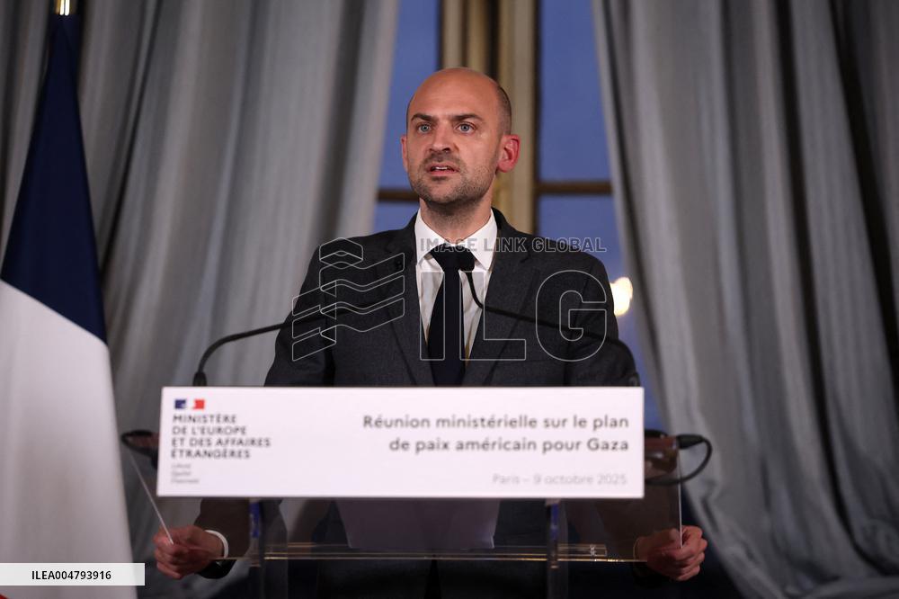 Meeting for a peace plan in Gaza - Paris