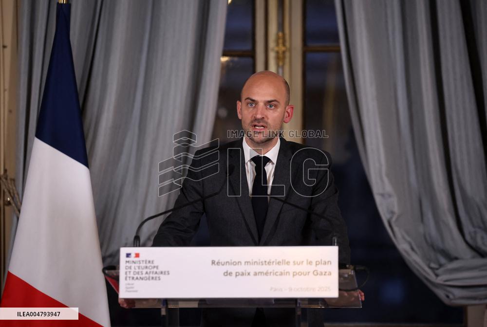 Meeting for a peace plan in Gaza - Paris
