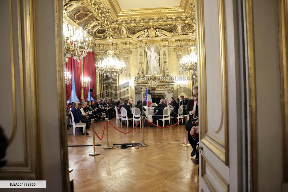 Meeting for a peace plan in Gaza - Paris
