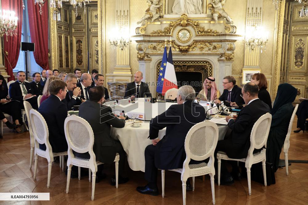 Meeting for a peace plan in Gaza - Paris