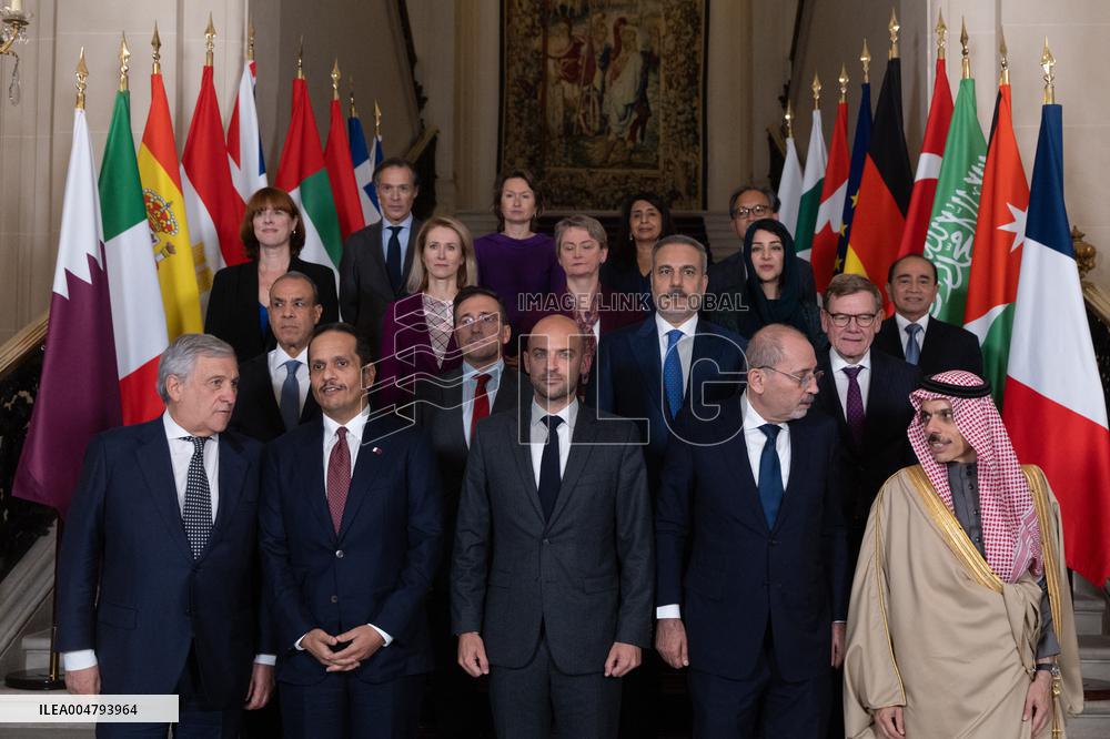 Meeting for a peace plan in Gaza - Paris