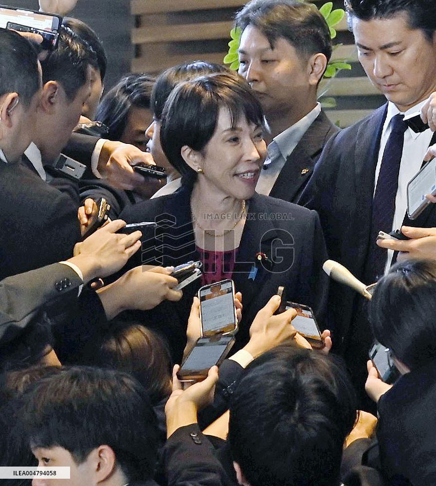 New leader of Japan's LDP Takaichi