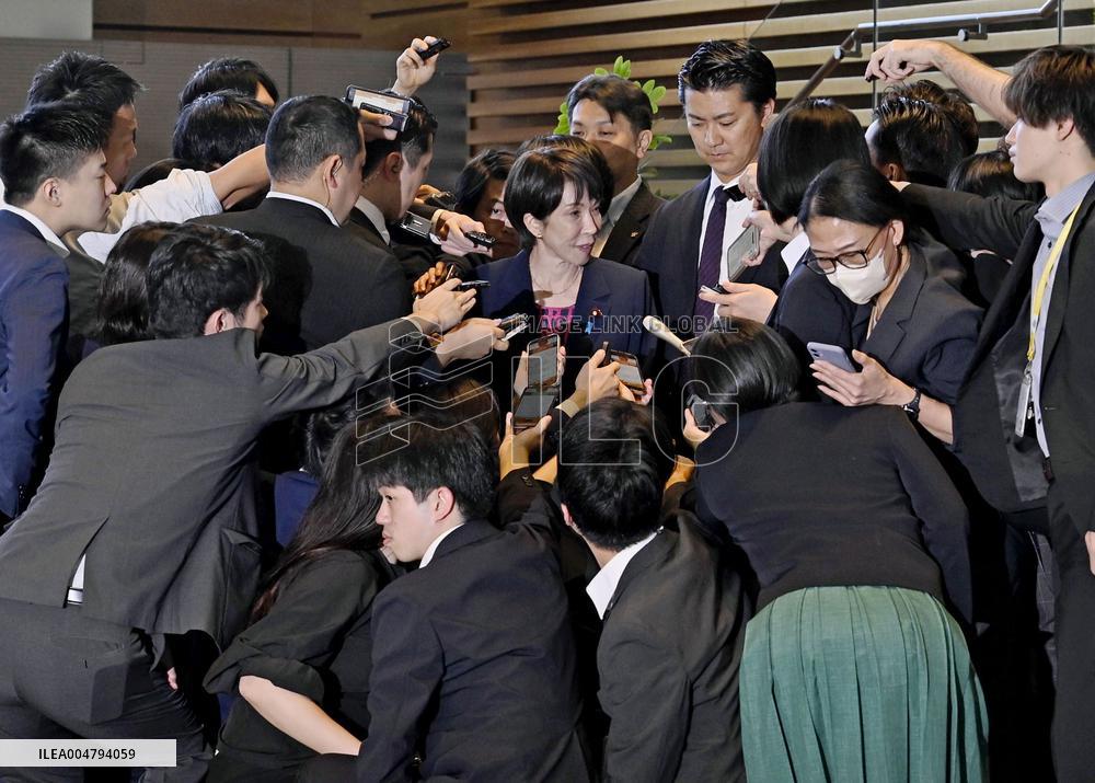 New leader of Japan's LDP Takaichi