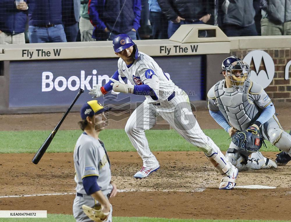 Baseball: Division Series between Brewers and Cubs