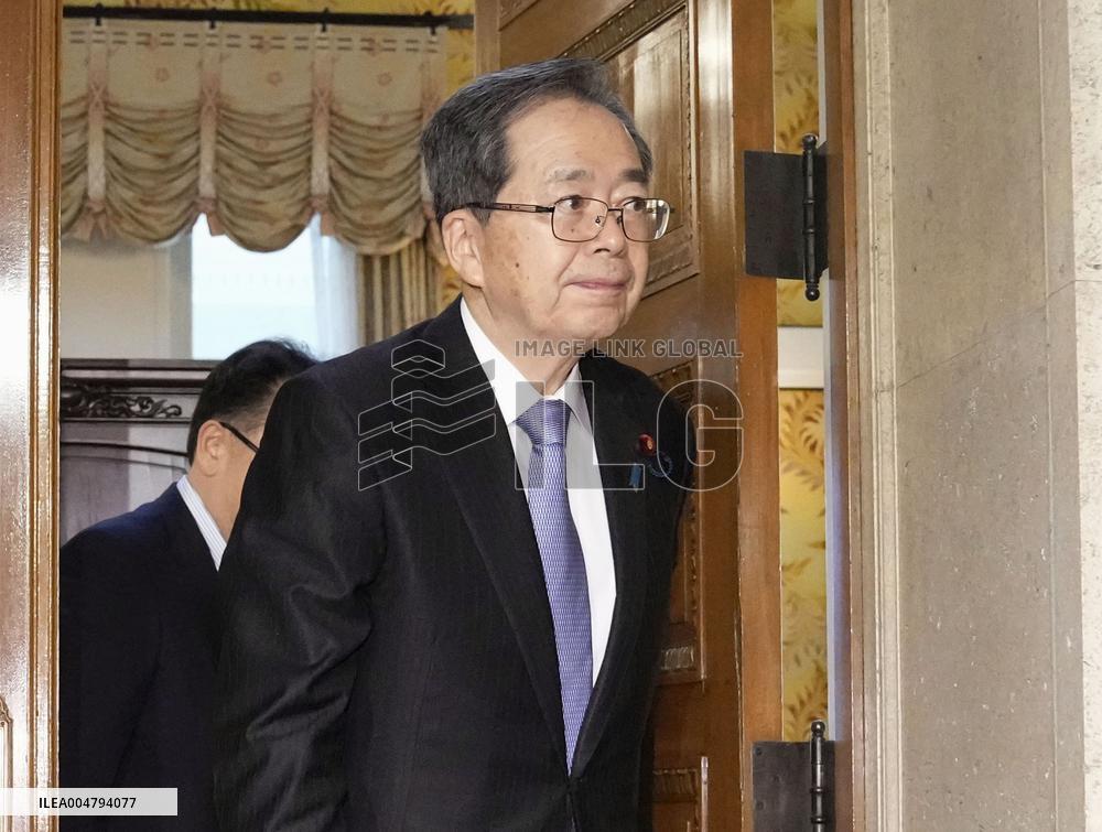 Japan's LDP-Komeito leaders' talks