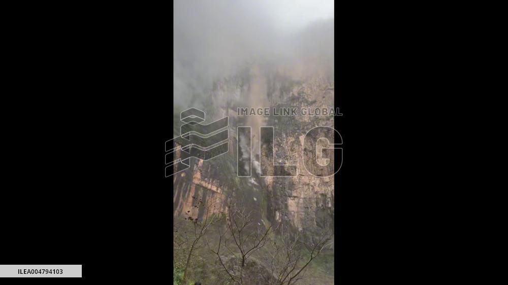 China: Massive Landslide at Yuntai Mountain in Henan