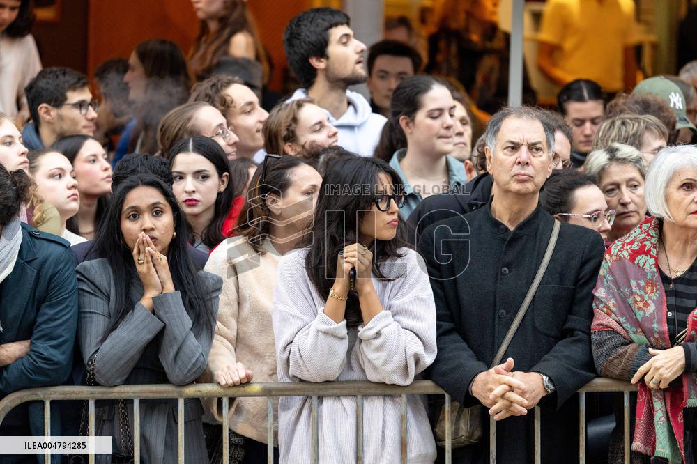 Ceremony to Induct Robert Badinter at Pantheon - Paris AJ