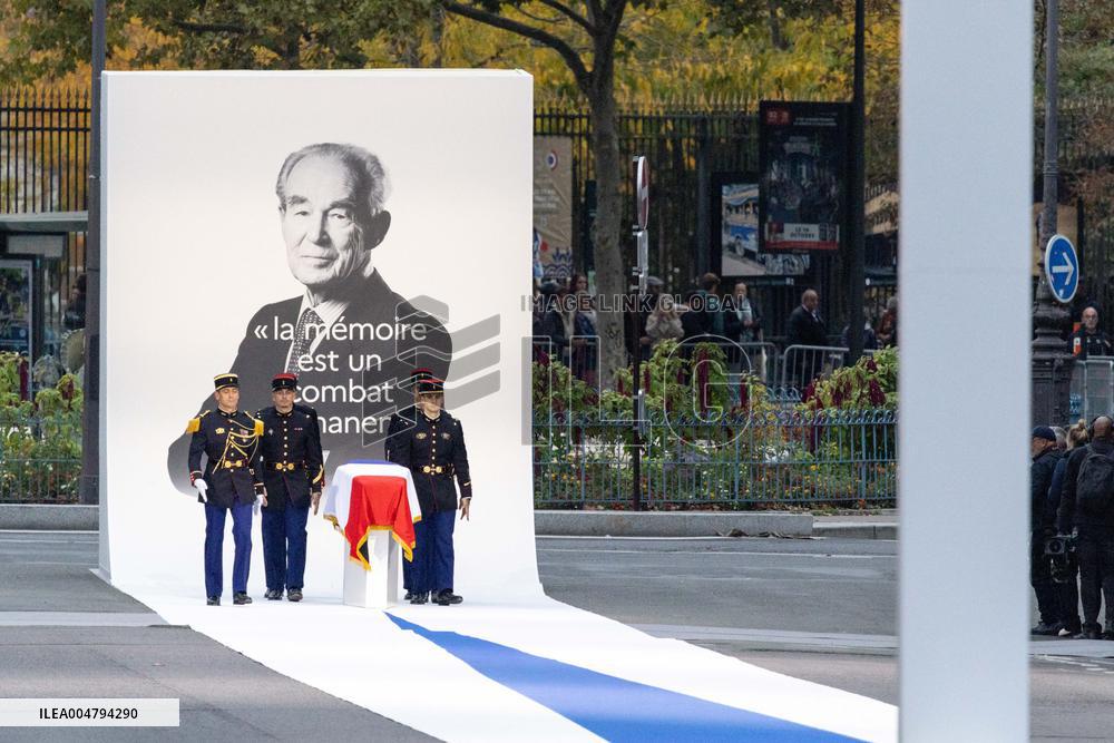 Ceremony to Induct Robert Badinter at Pantheon - Paris AJ