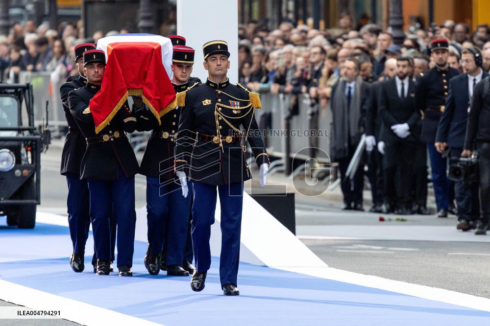 Ceremony to Induct Robert Badinter at Pantheon - Paris AJ