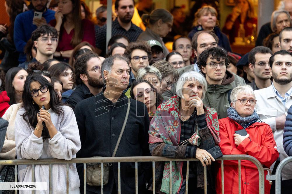 Ceremony to Induct Robert Badinter at Pantheon - Paris AJ