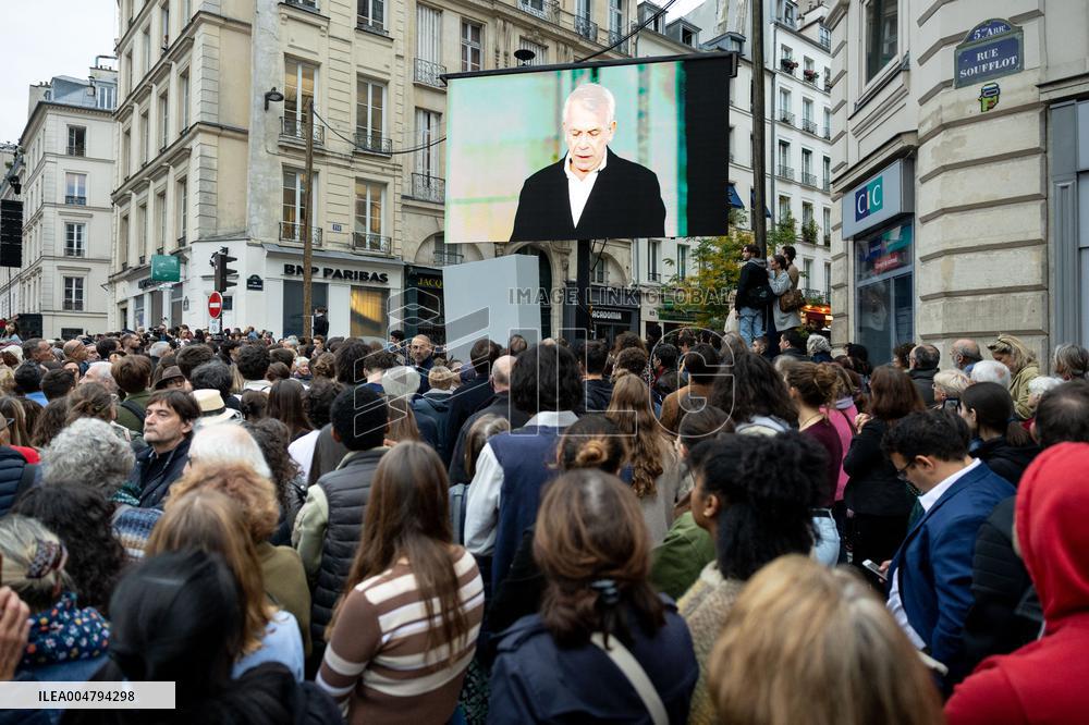 Ceremony to Induct Robert Badinter at Pantheon - Paris AJ