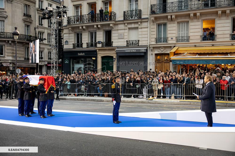 Ceremony to Induct Robert Badinter at Pantheon - Paris AJ