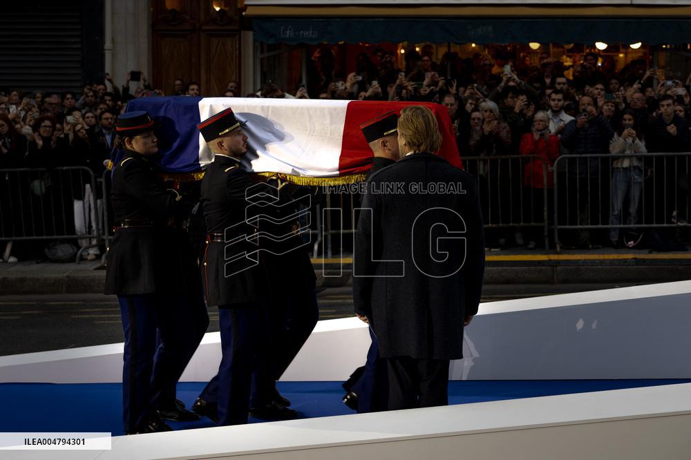 Ceremony to Induct Robert Badinter at Pantheon - Paris AJ