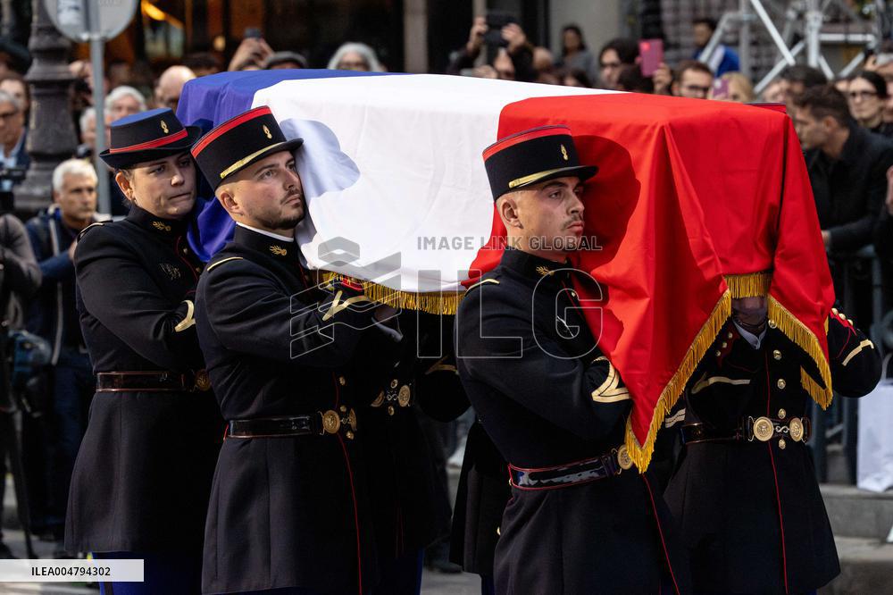 Ceremony to Induct Robert Badinter at Pantheon - Paris AJ