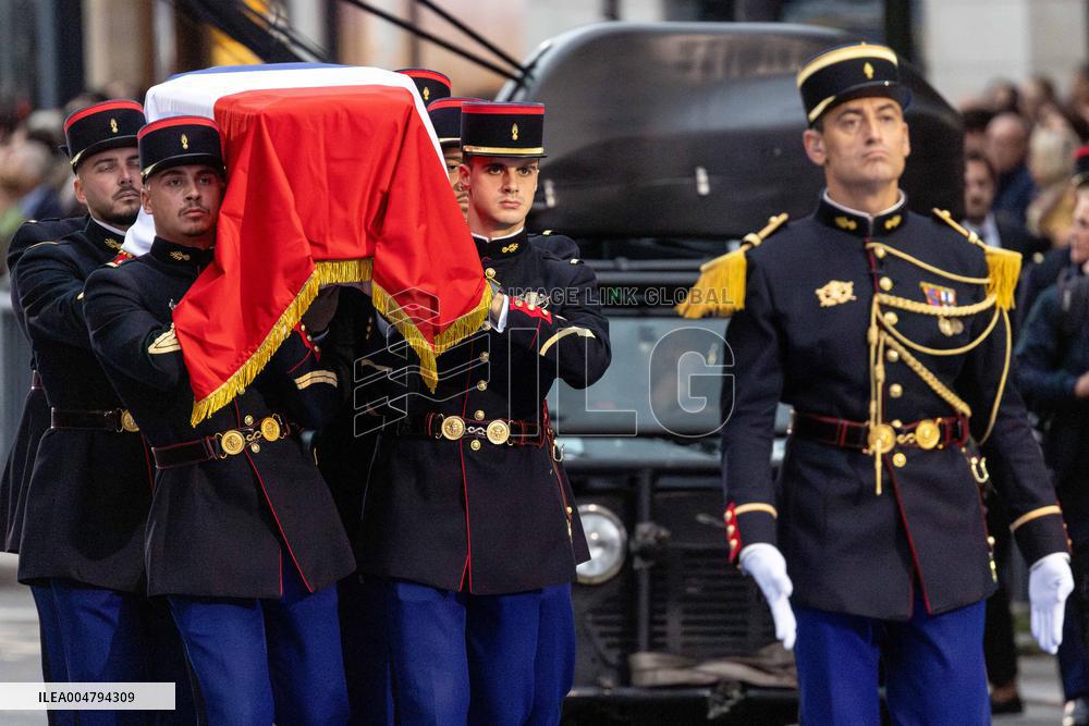 Ceremony to Induct Robert Badinter at Pantheon - Paris AJ