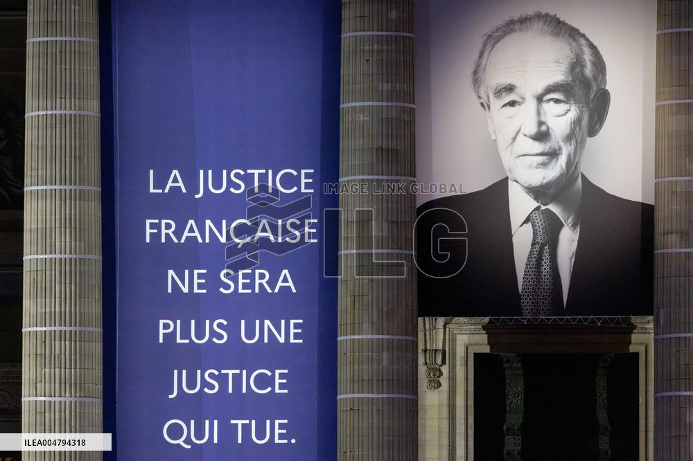 Ceremony to Induct Robert Badinter at Pantheon - Paris AJ
