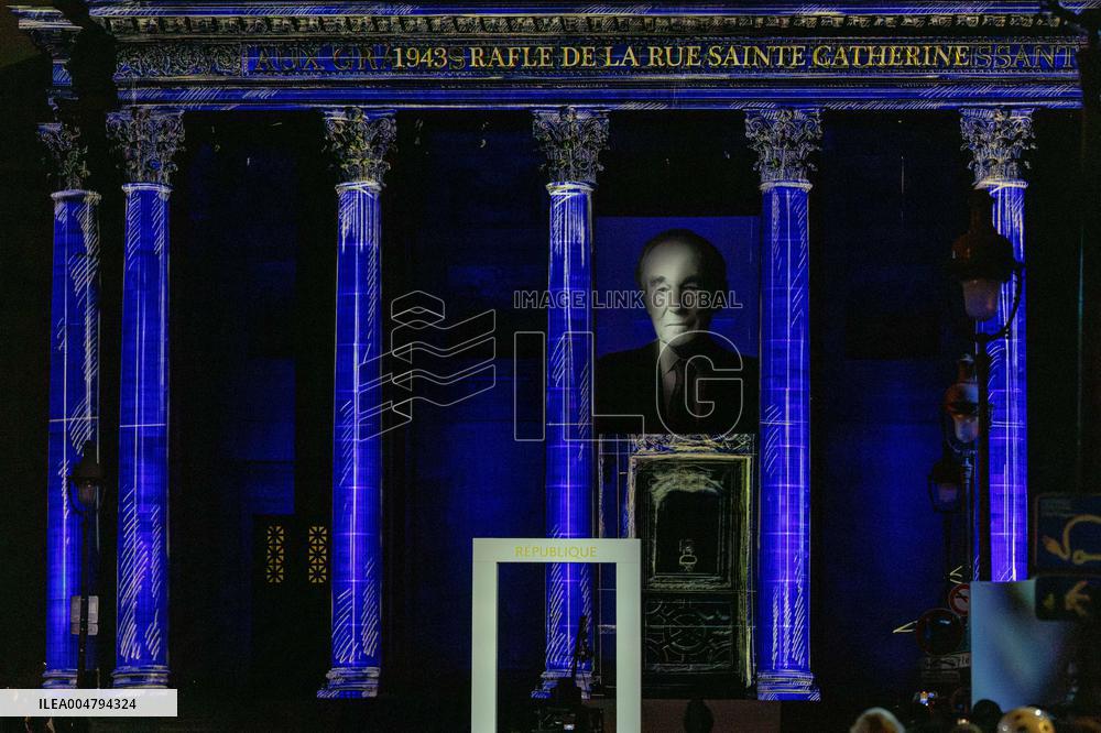 Ceremony to Induct Robert Badinter at Pantheon - Paris AJ