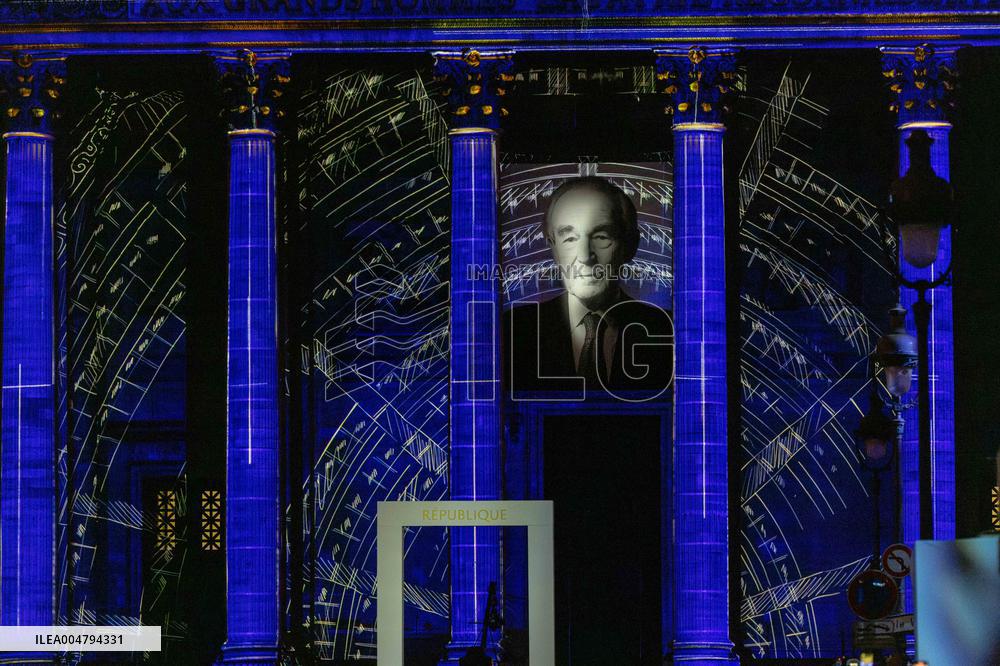 Ceremony to Induct Robert Badinter at Pantheon - Paris AJ