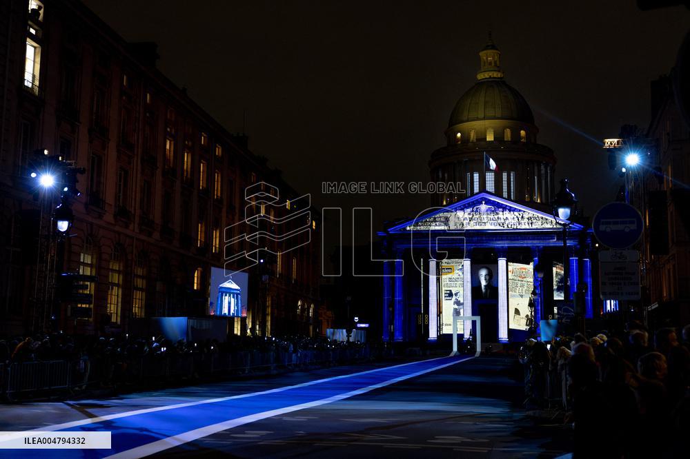Ceremony to Induct Robert Badinter at Pantheon - Paris AJ