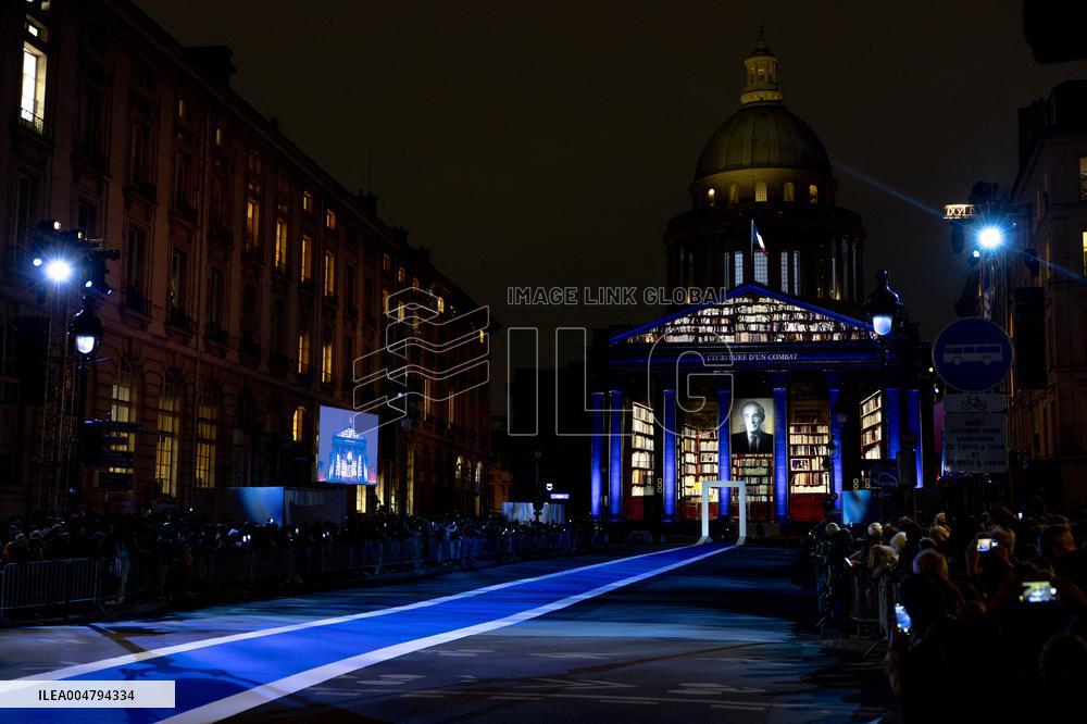 Ceremony to Induct Robert Badinter at Pantheon - Paris AJ