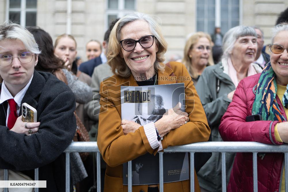 Induction ceremony of Robert Badinter at the Pantheon - Paris