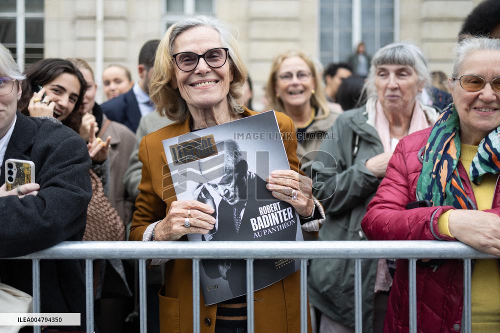 Induction ceremony of Robert Badinter at the Pantheon - Paris