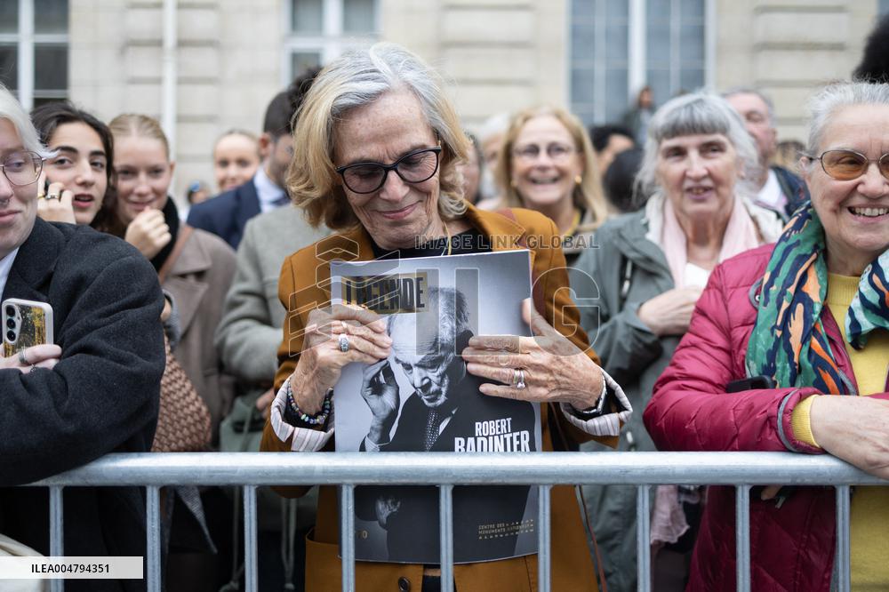 Induction ceremony of Robert Badinter at the Pantheon - Paris